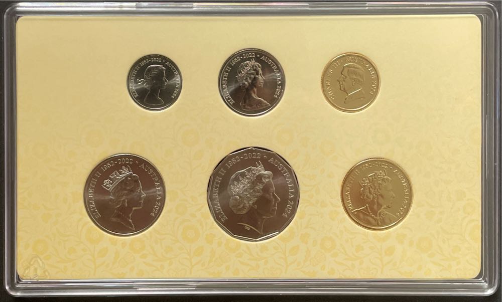 Royal 2024 “Change Of Monarch” 6 Coin Unc Set  coin collectible [Barcode 9314688114005] - Main Image 3