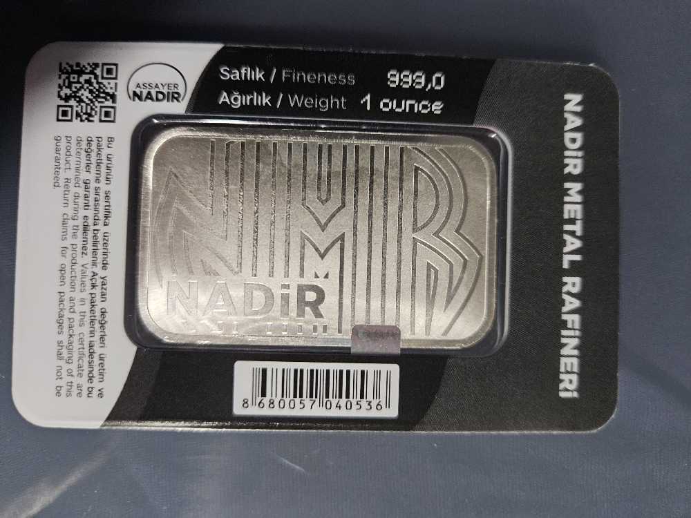Nadir 1 Oz Silver Bar  coin collectible - Main Image 2