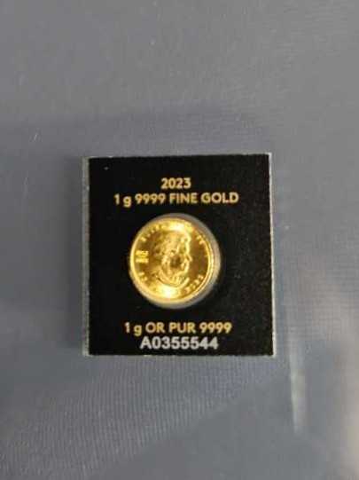 Canadian Maple 1g Gold Coin  coin collectible - Main Image 2
