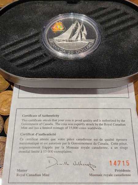 2000 Bluenose  coin collectible - Main Image 2