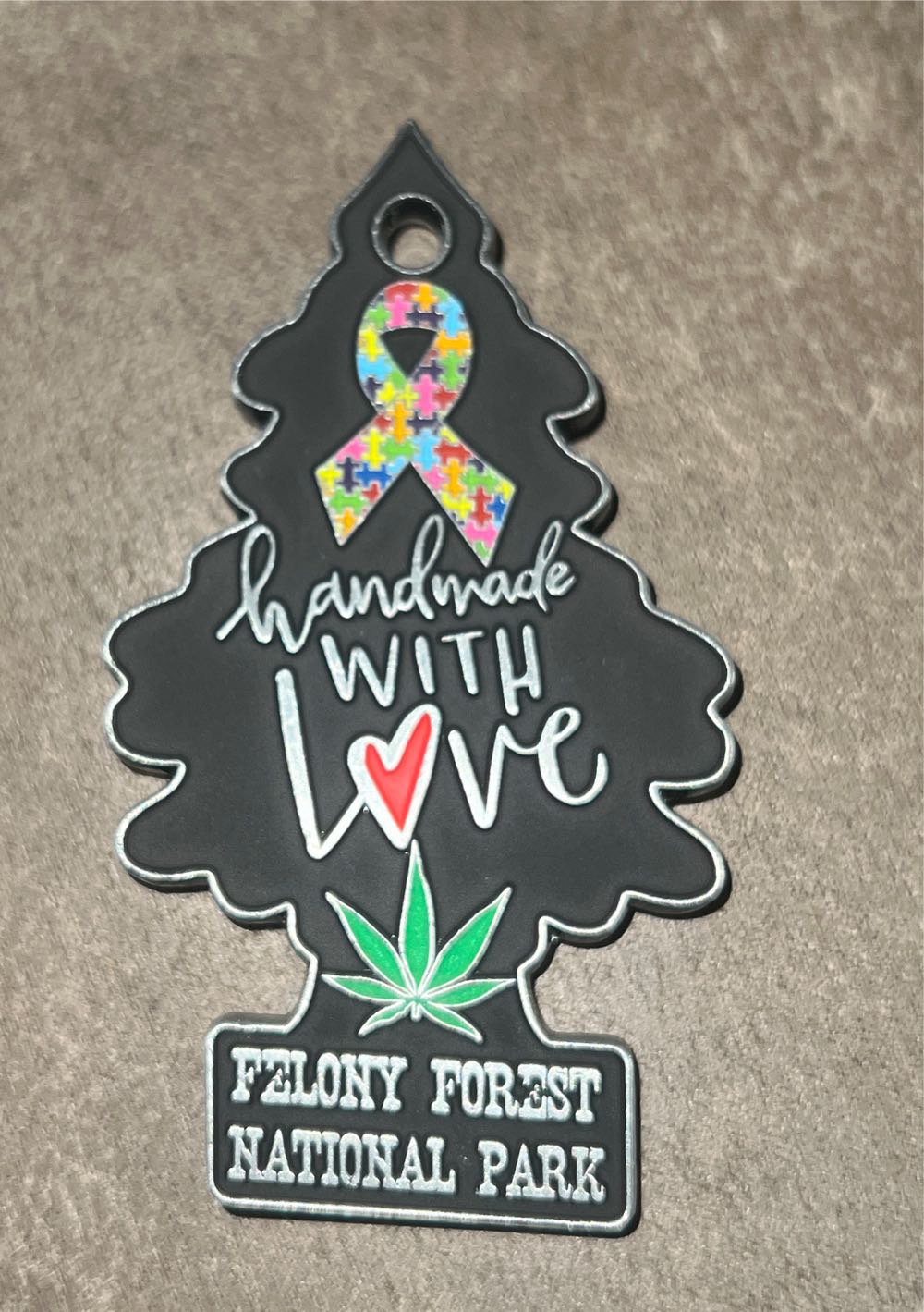 Felony Forest Autism Awareness Tree  coin collectible - Main Image 3