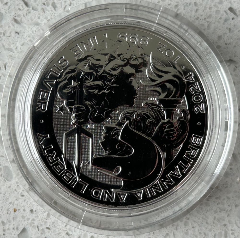 2024 Britannia Liberty - Standard  coin collectible - Main Image 2