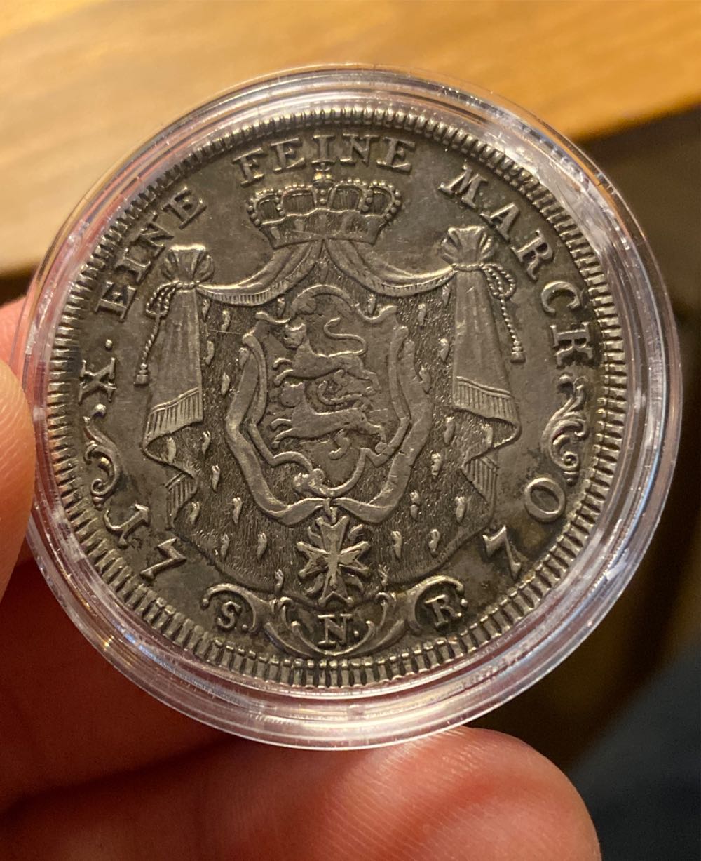 World Money Fair Buddy Bear Privy Mark $1