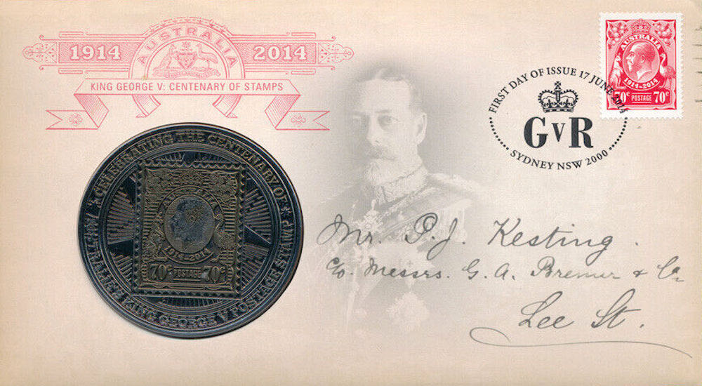 2014 | Stamps Centenary  coin collectible - Main Image 3