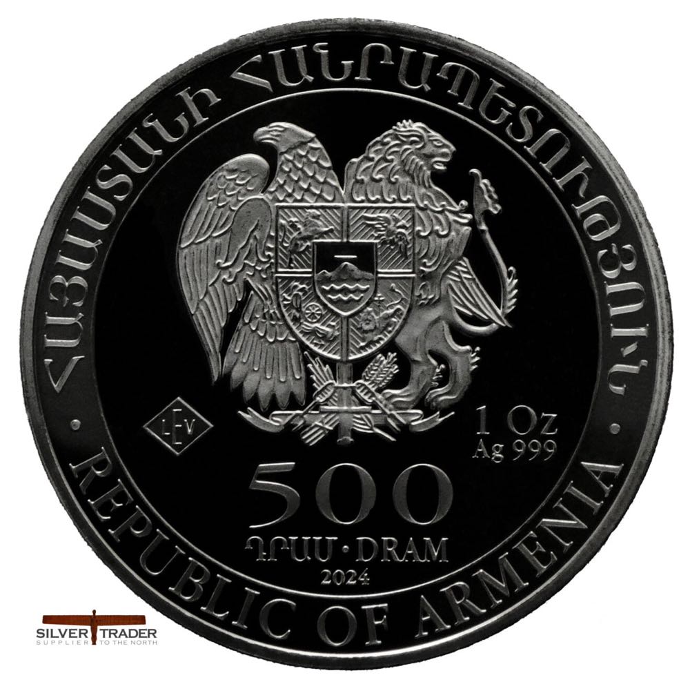 Armenian Noah’s Ark Silver Bullion  coin collectible - Main Image 2