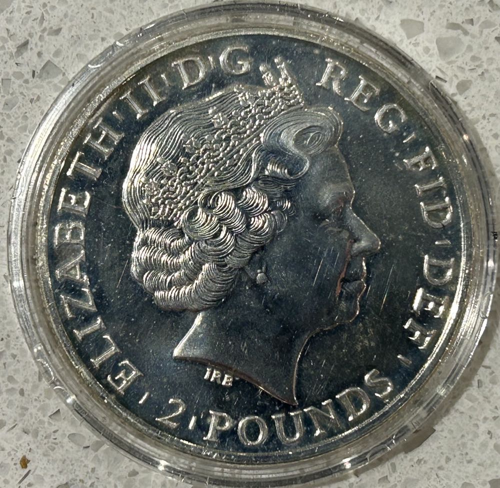 2011 Britannia - Matte Error Strike  coin collectible - Main Image 2