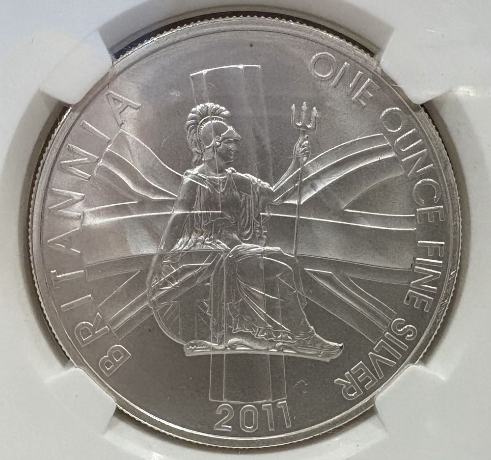 2011 Britannia - Matte Error Strike  coin collectible - Main Image 3