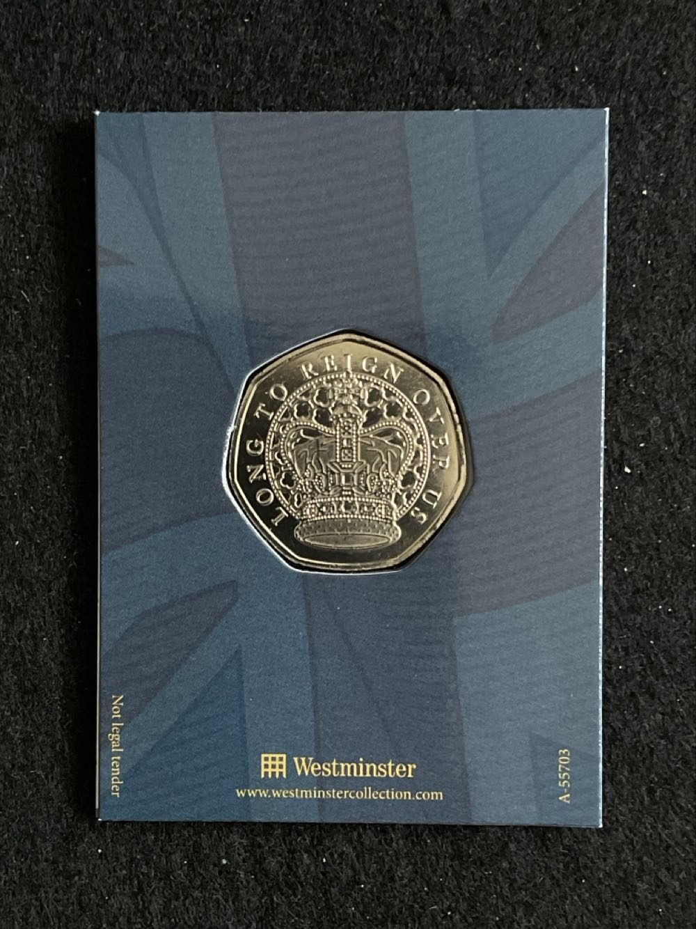 King Charles Meeting Santa Medal  coin collectible - Main Image 2