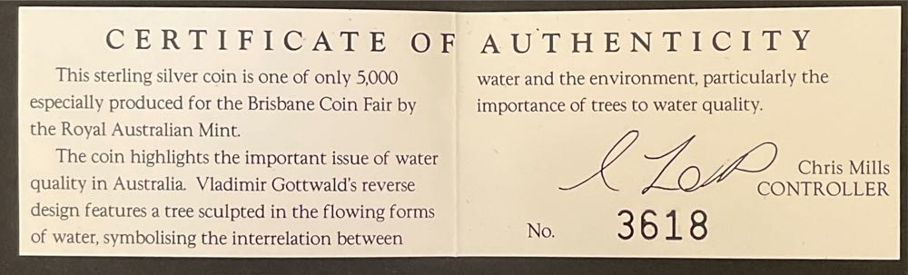 1993 One Dollar Silver Proof  coin collectible - Main Image 3