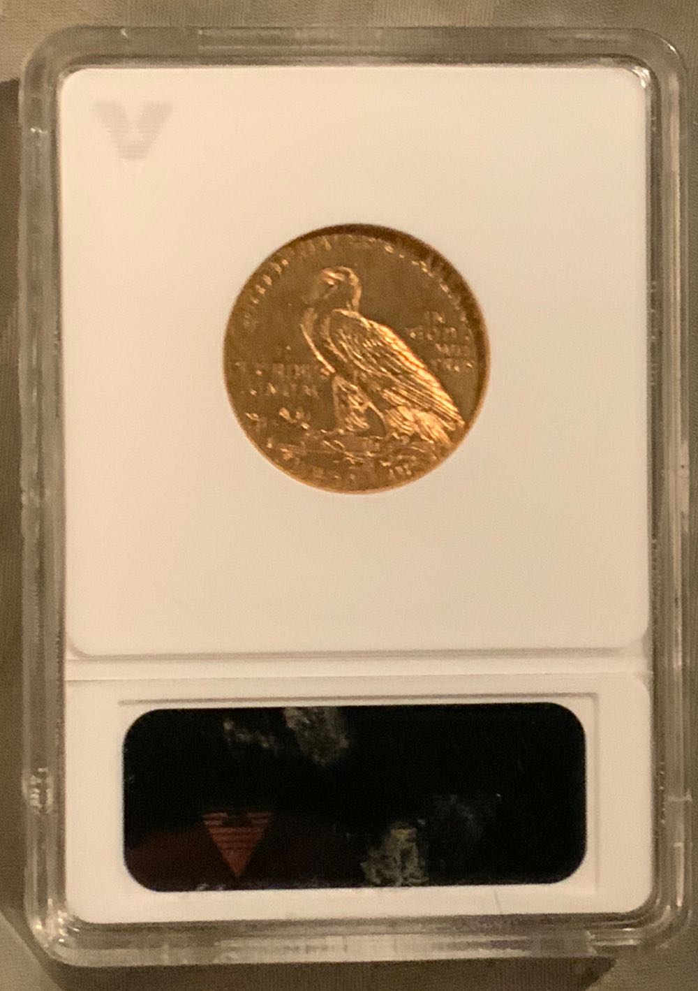 1911-D $5 Indian NGC AU58  coin collectible - Main Image 2