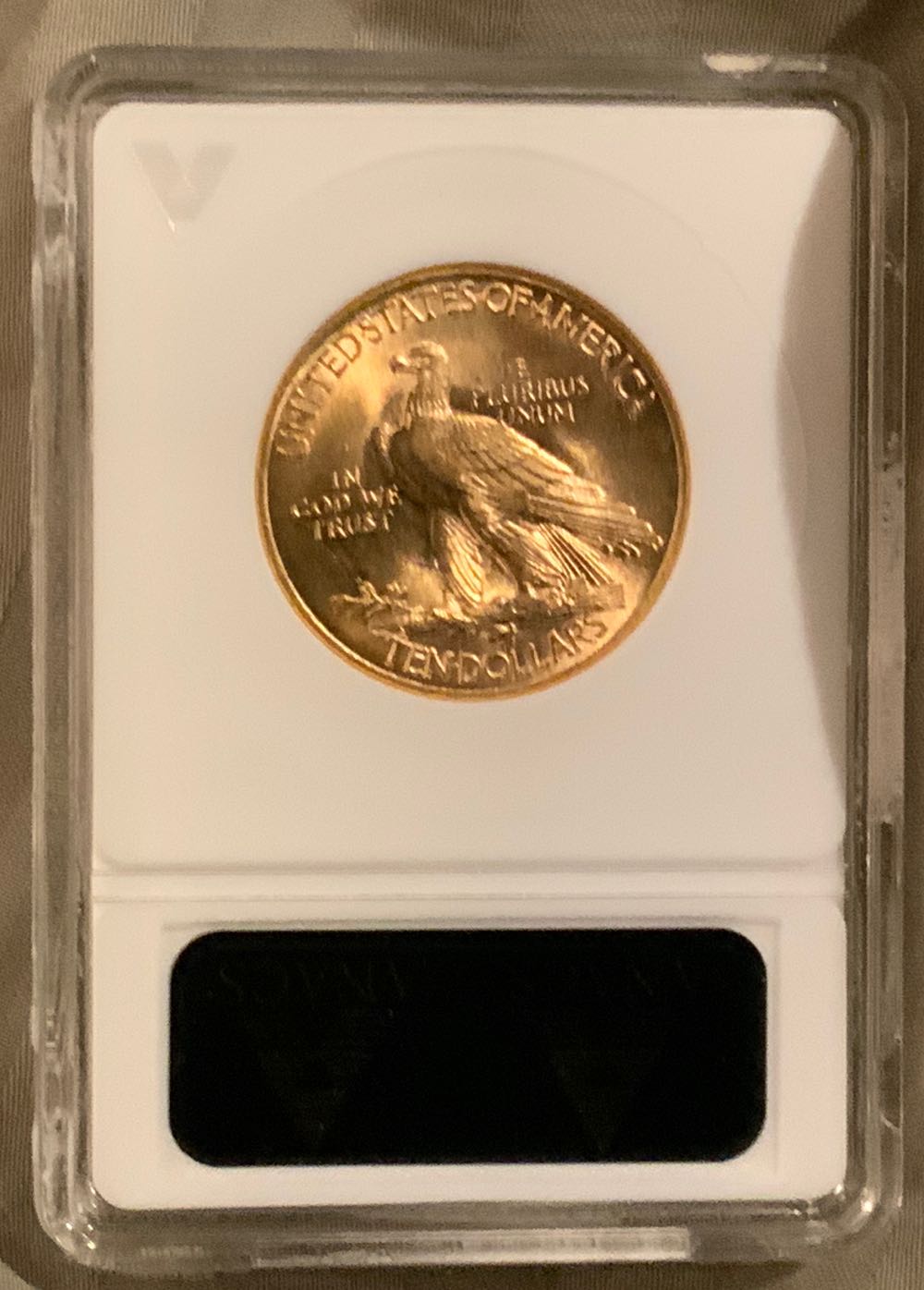 1915 $10 Indian ANACS MS61  coin collectible - Main Image 2