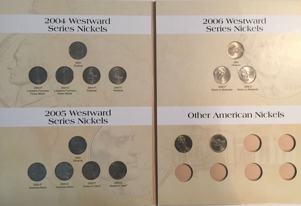 Coin Book 05 - 2004 - 2006 Nickels Westward Series  coin collectible - Main Image 2