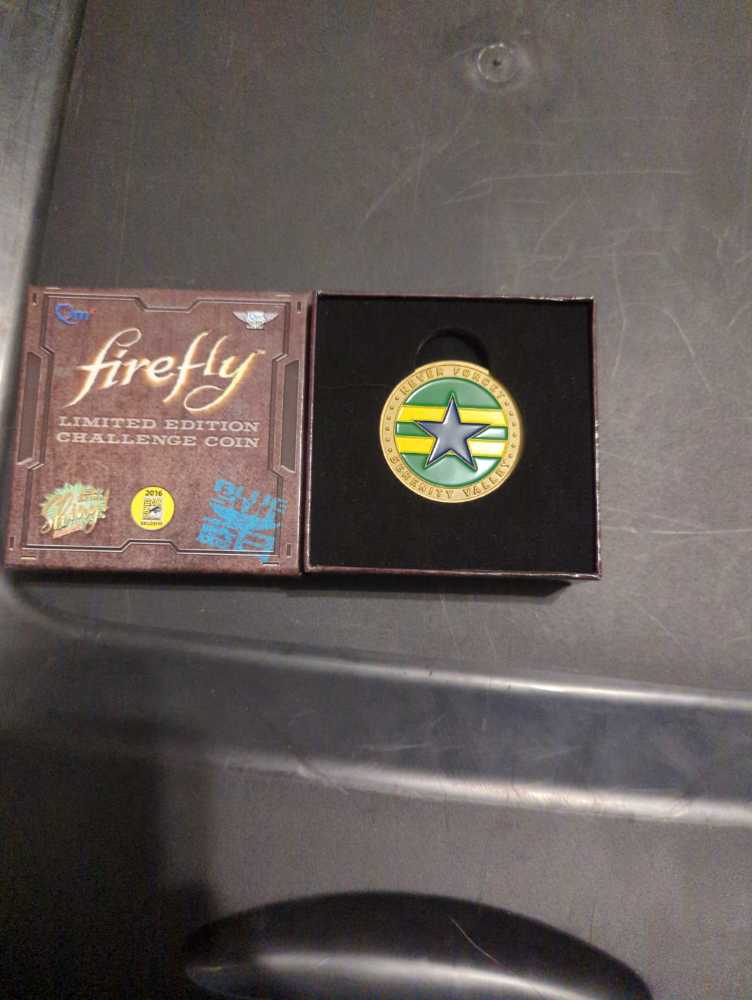 Qmx Firefly Keep Flying Challenge Coin  coin collectible [Barcode 812095022030] - Main Image 2