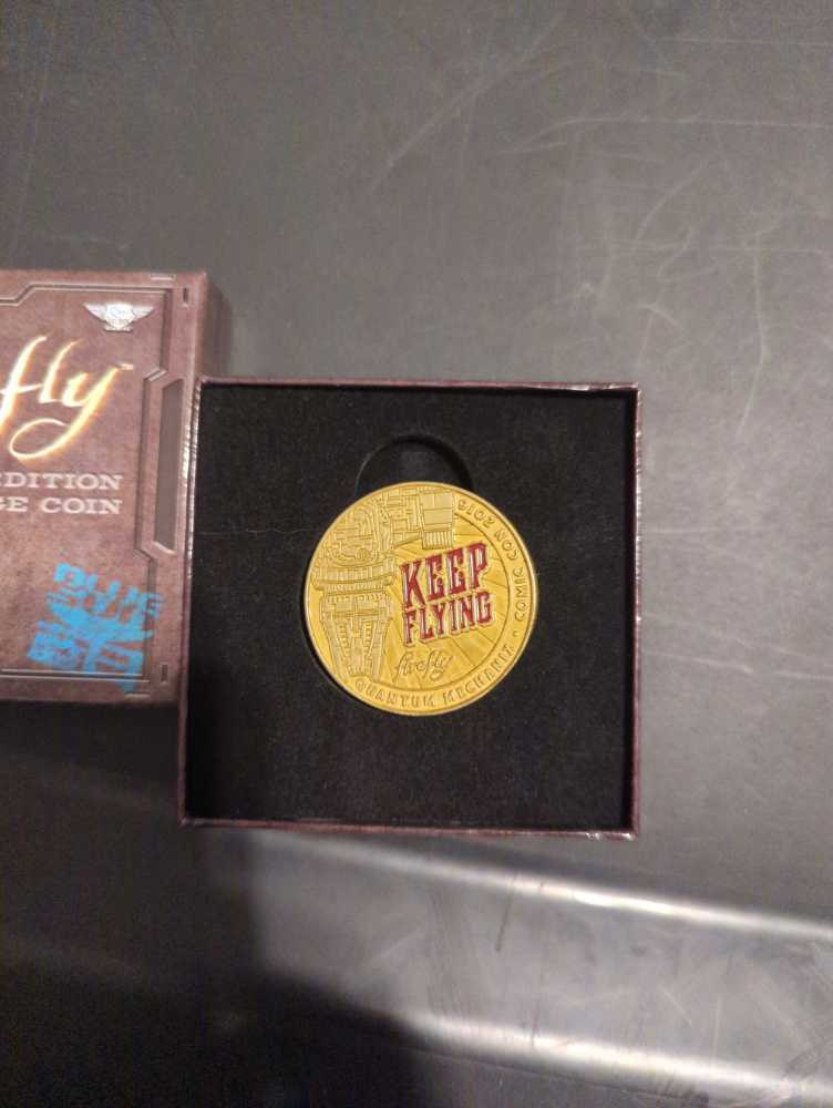 Qmx Firefly Keep Flying Challenge Coin  coin collectible [Barcode 812095022030] - Main Image 3