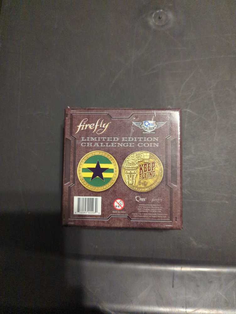 Qmx Firefly Keep Flying Challenge Coin  coin collectible [Barcode 812095022030] - Main Image 4