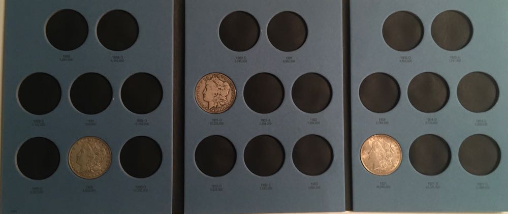 Coin Book 100 - Dollars - Morgan Silver 1898-1921  coin collectible - Main Image 2