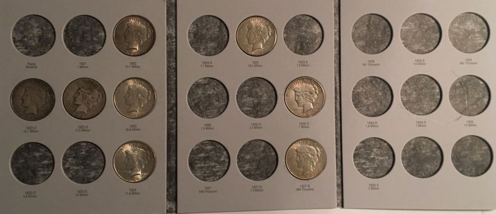 Coin Book 100 - Dollars - Peace 1921-1935  coin collectible - Main Image 2