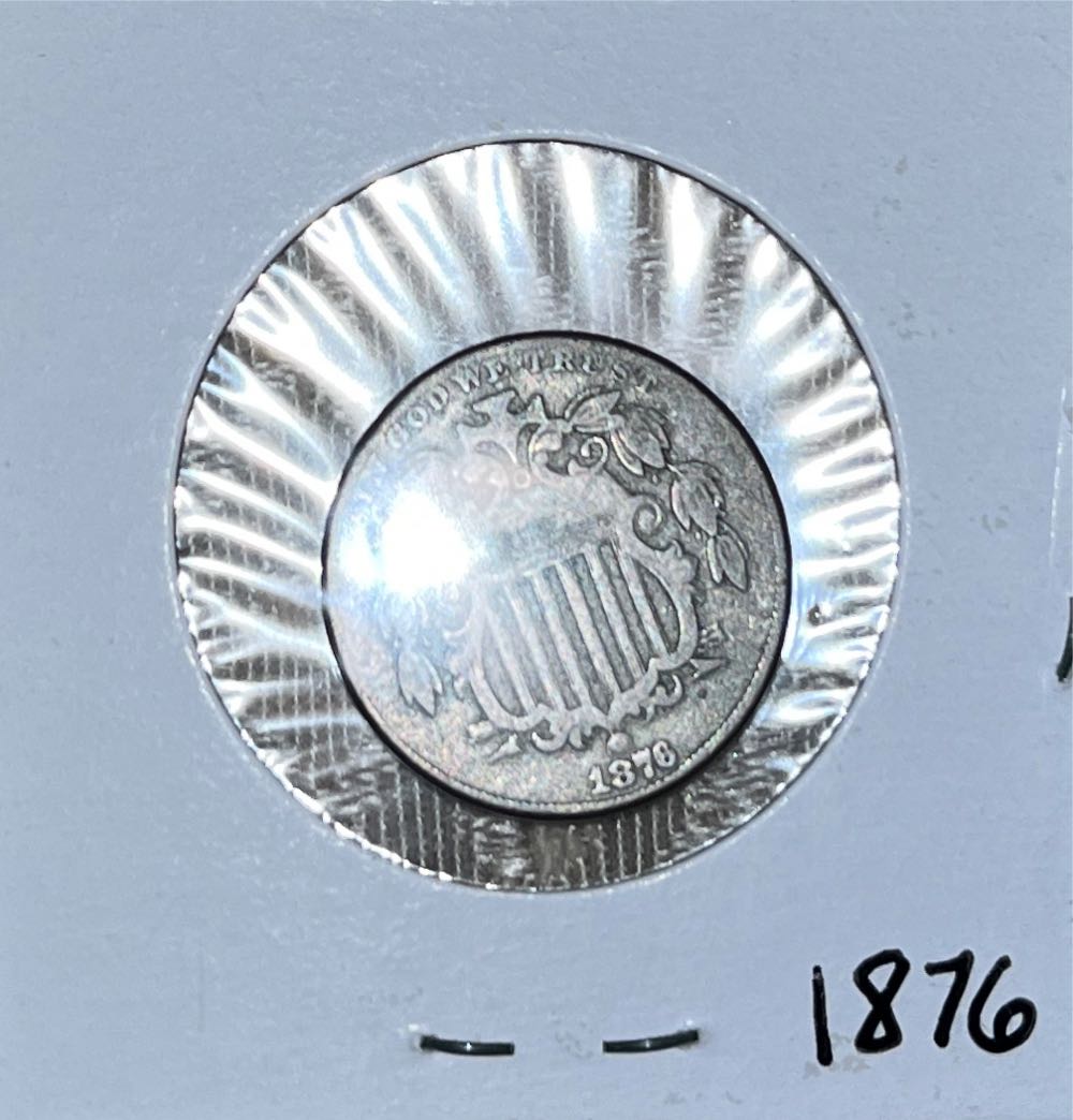 1876 Nickel  coin collectible - Main Image 2