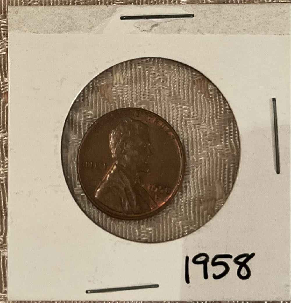 Lincoln Wheat Penny 1958  coin collectible - Main Image 2