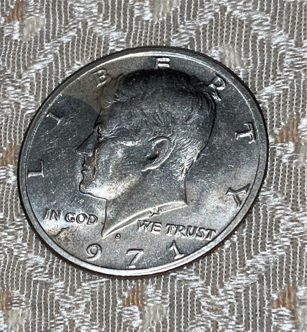 1971 Half-Dollar  coin collectible - Main Image 2