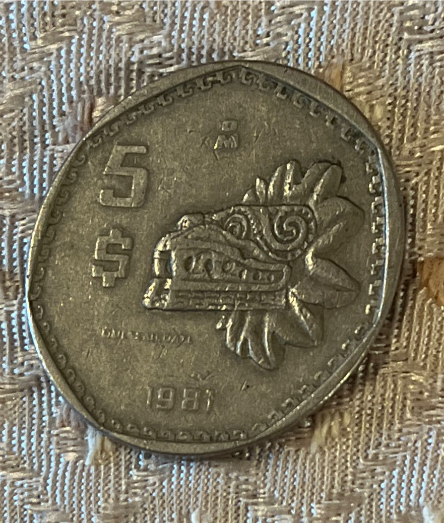 1981 Peso, 5  coin collectible - Main Image 2