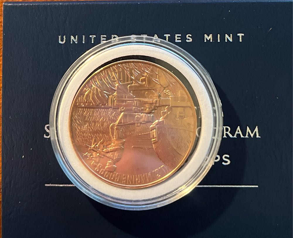 Bronze Medal USMC  coin collectible - Main Image 2