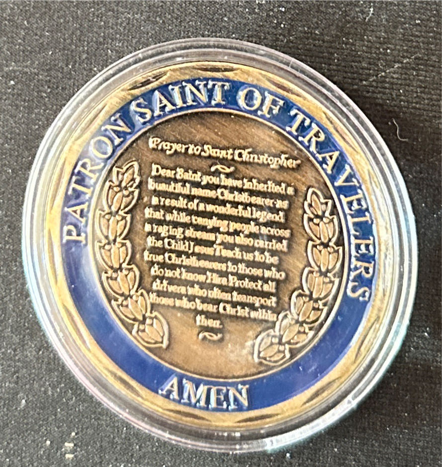 St Christopher  coin collectible [Barcode 19432521249] - Main Image 2