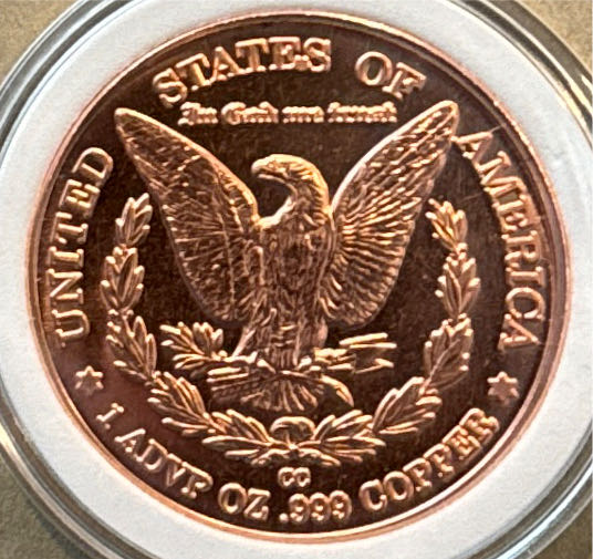 Morgan Dollar Copper  coin collectible - Main Image 2
