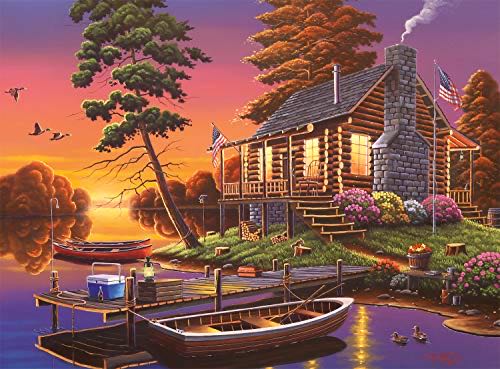 Buffalo Games Geno Peoples New Day Dawning Piece Jigsaw Puzzle  coin collectible [Barcode 079346112005] - Main Image 1