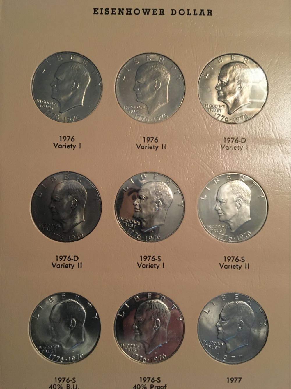 Coin Book100 - Eisenhower 1971-1978  coin collectible - Main Image 4