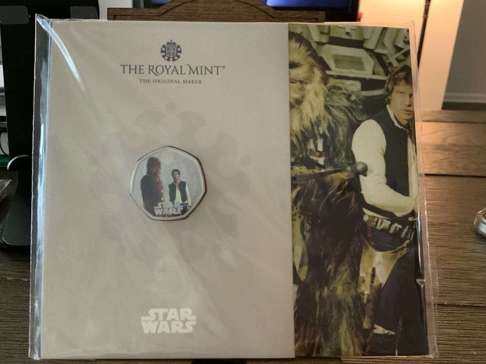 Star Wars : Hans Solo & Chewbacca  coin collectible [Barcode 5026177652434] - Main Image 3