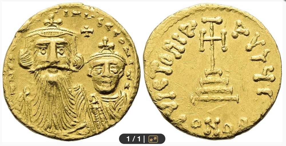Constans II ( C.630-663)  coin collectible - Main Image 2