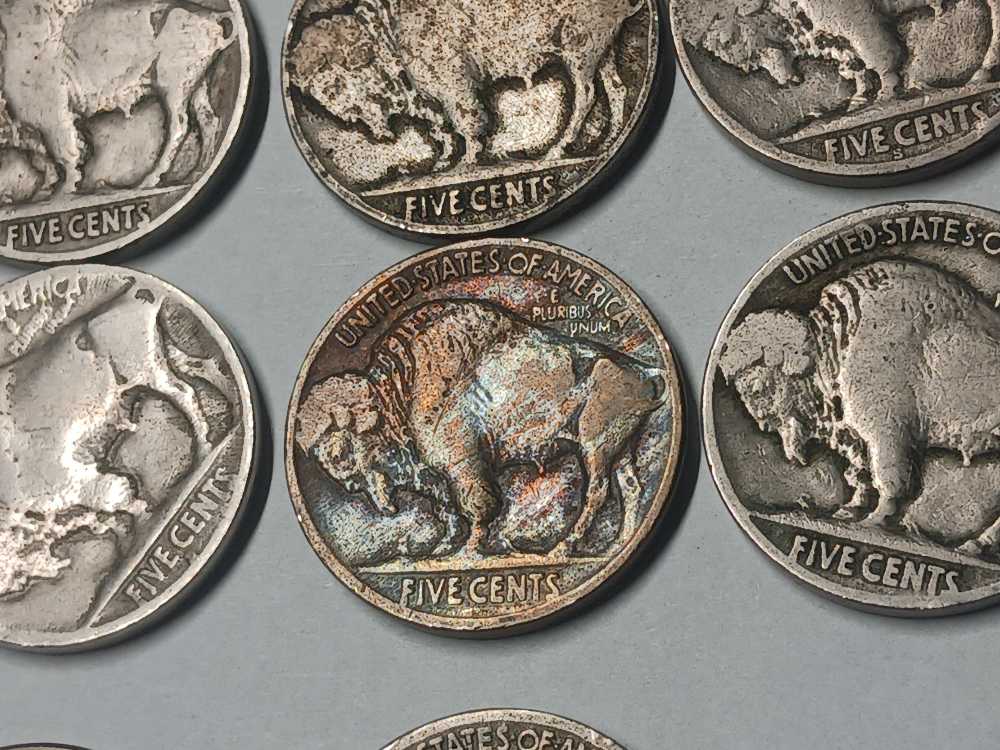 Nickels : Buffalo Lot Of ( 23 ) Some Nice All With Dates - Teens - 20s - 30s  coin collectible - Main Image 3