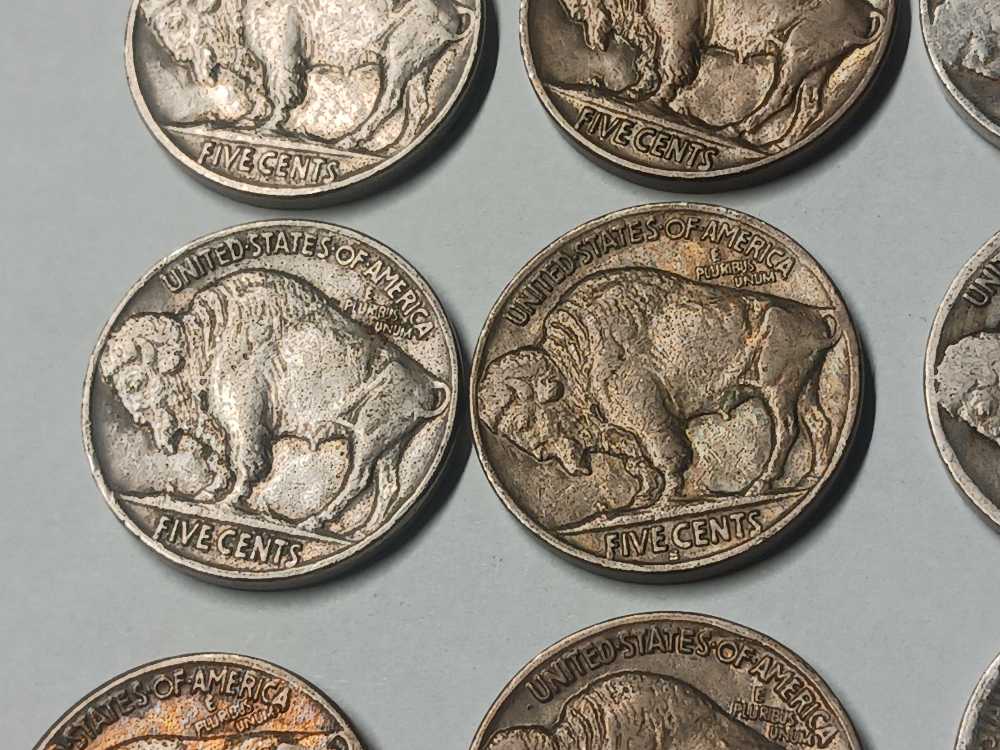 Nickels : Buffalo Lot Of ( 23 ) Some Nice All With Dates - Teens - 20s - 30s  coin collectible - Main Image 4
