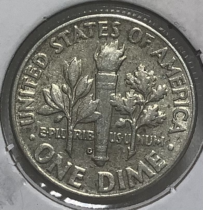 Roosevelt Dime 1962.D  coin collectible - Main Image 2