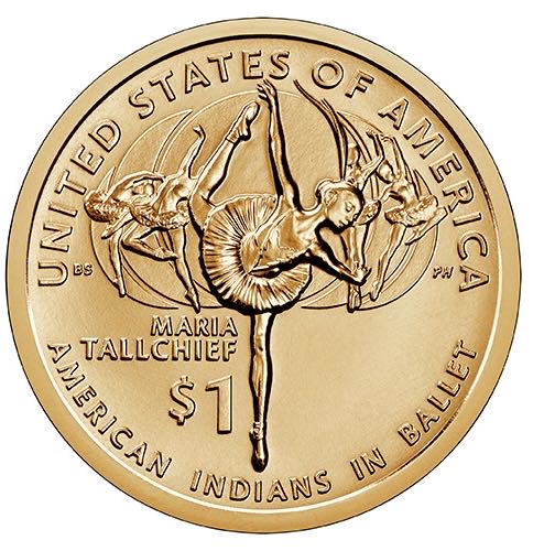 Sacagawea- Maria Tallchief  coin collectible - Main Image 2
