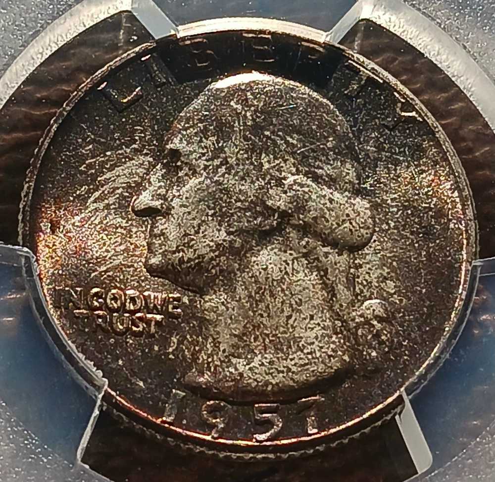 Quarters : 1957 25c PCGS MS66  coin collectible - Main Image 3