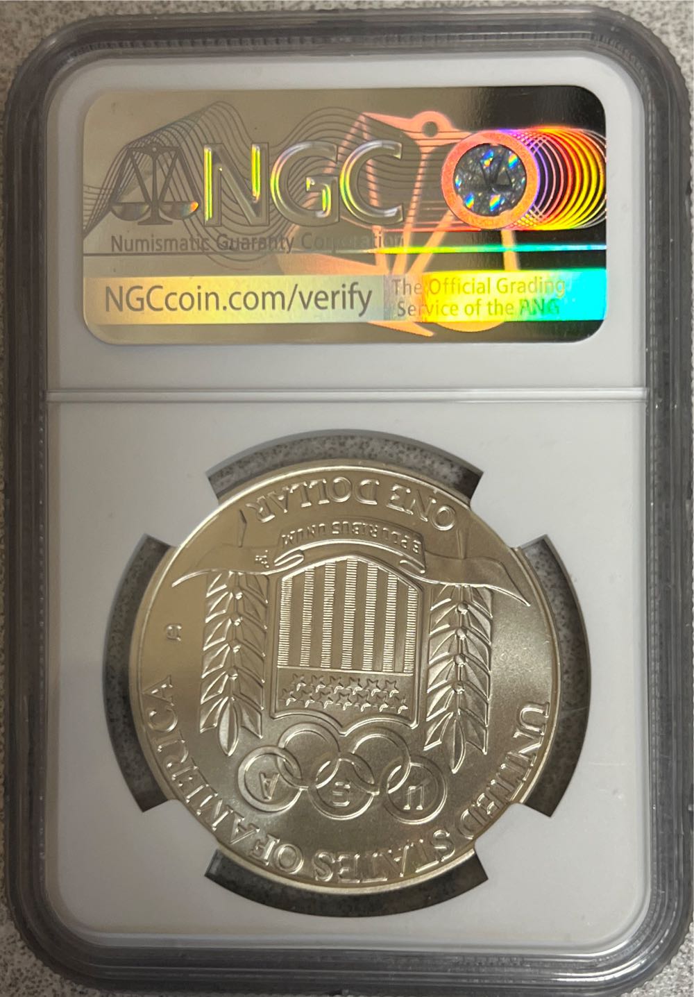 1992 D S$1 MS 69 (Nolan Ryan)  coin collectible - Main Image 2