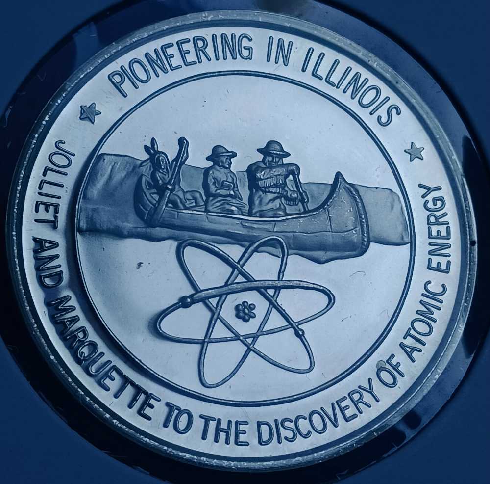 Medallions / Medals : 1976 Illinois Official .925 Sterling Silver Medallion   coin collectible - Main Image 2