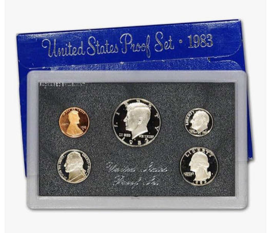 US Mint Proof Set 1981  coin collectible - Main Image 2