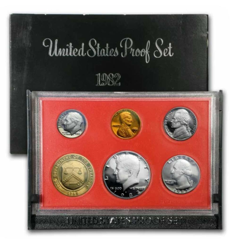 US Mint Proof Set 1981  coin collectible - Main Image 3