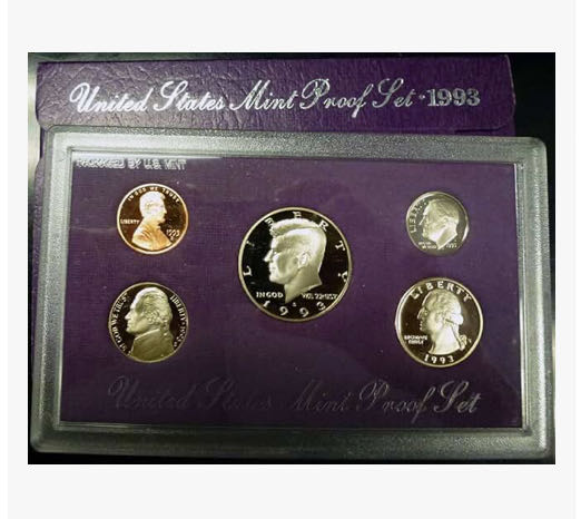 US Mint Proof Set 1989-1992  coin collectible - Main Image 4