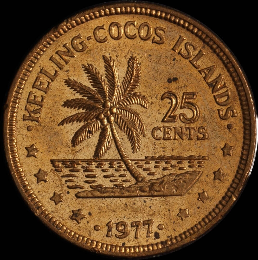 1977 Cocos Islands  coin collectible - Main Image 2