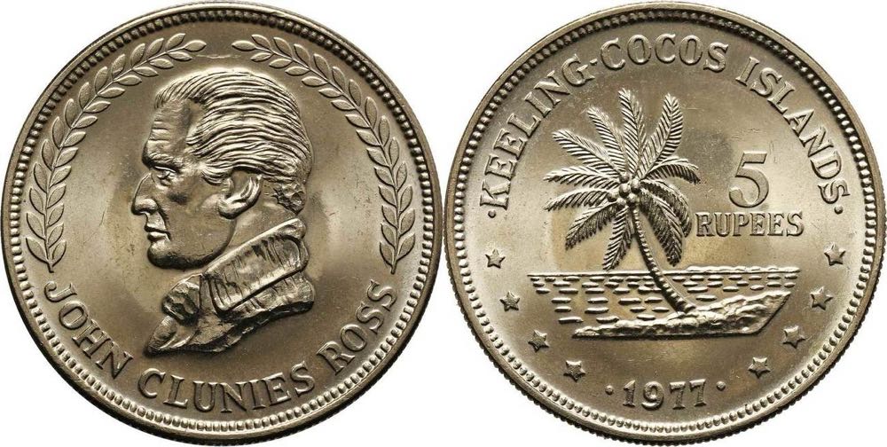 1977 Cocos Islands  coin collectible - Main Image 3