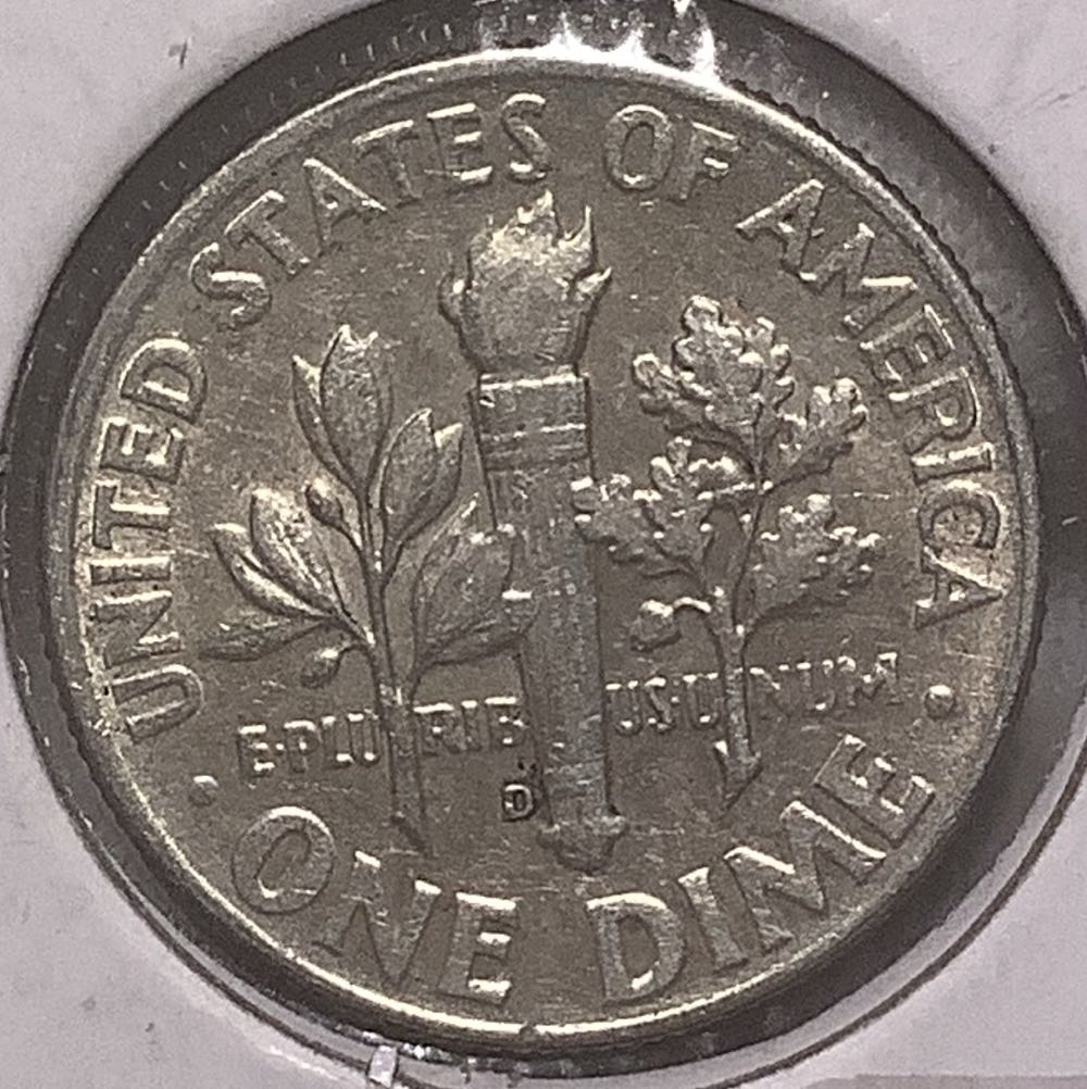 Roosevelt Dime 1964.D  coin collectible - Main Image 2