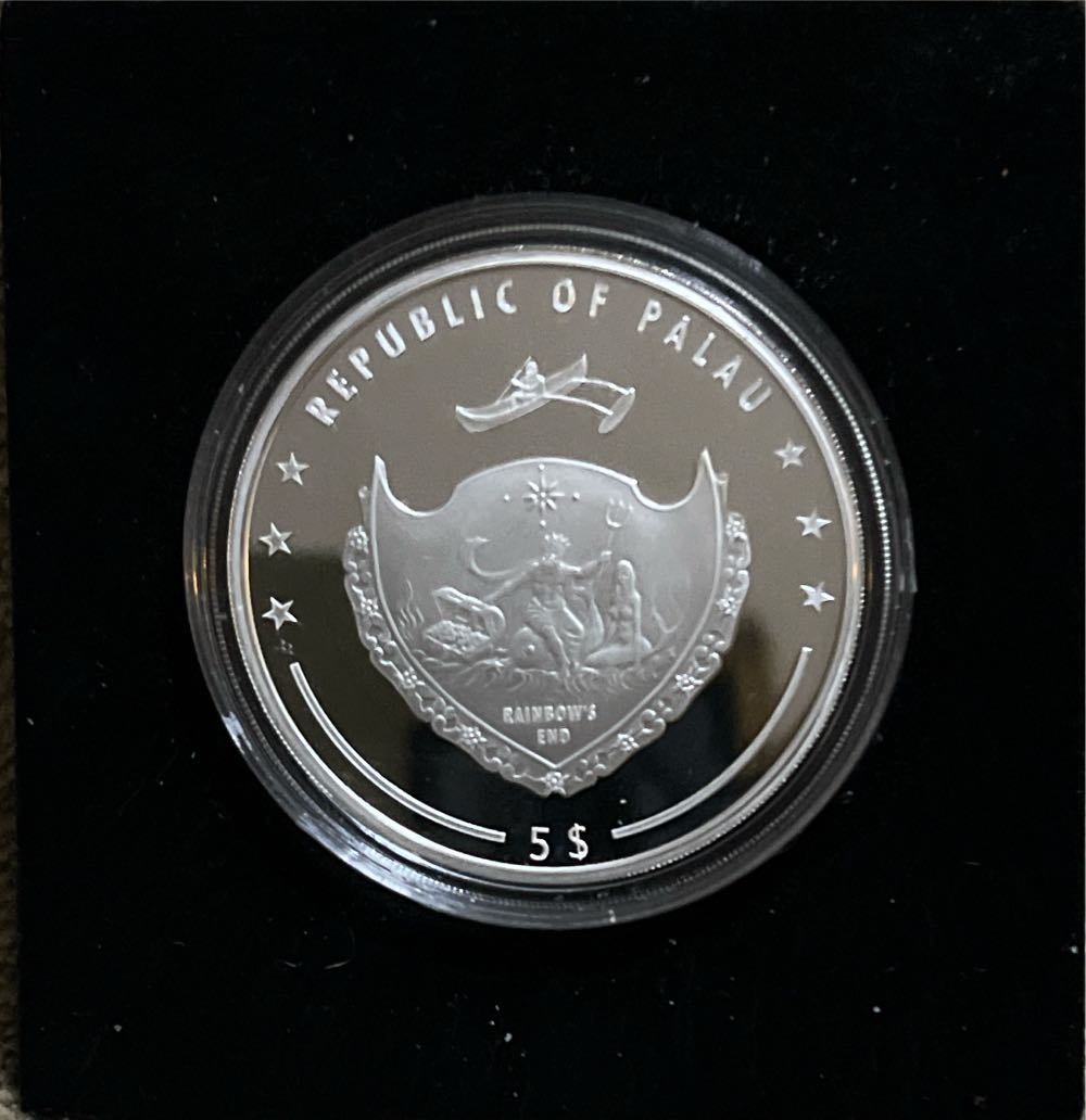 2022 $5, PR, Bill Murray, Palau  coin collectible - Main Image 2