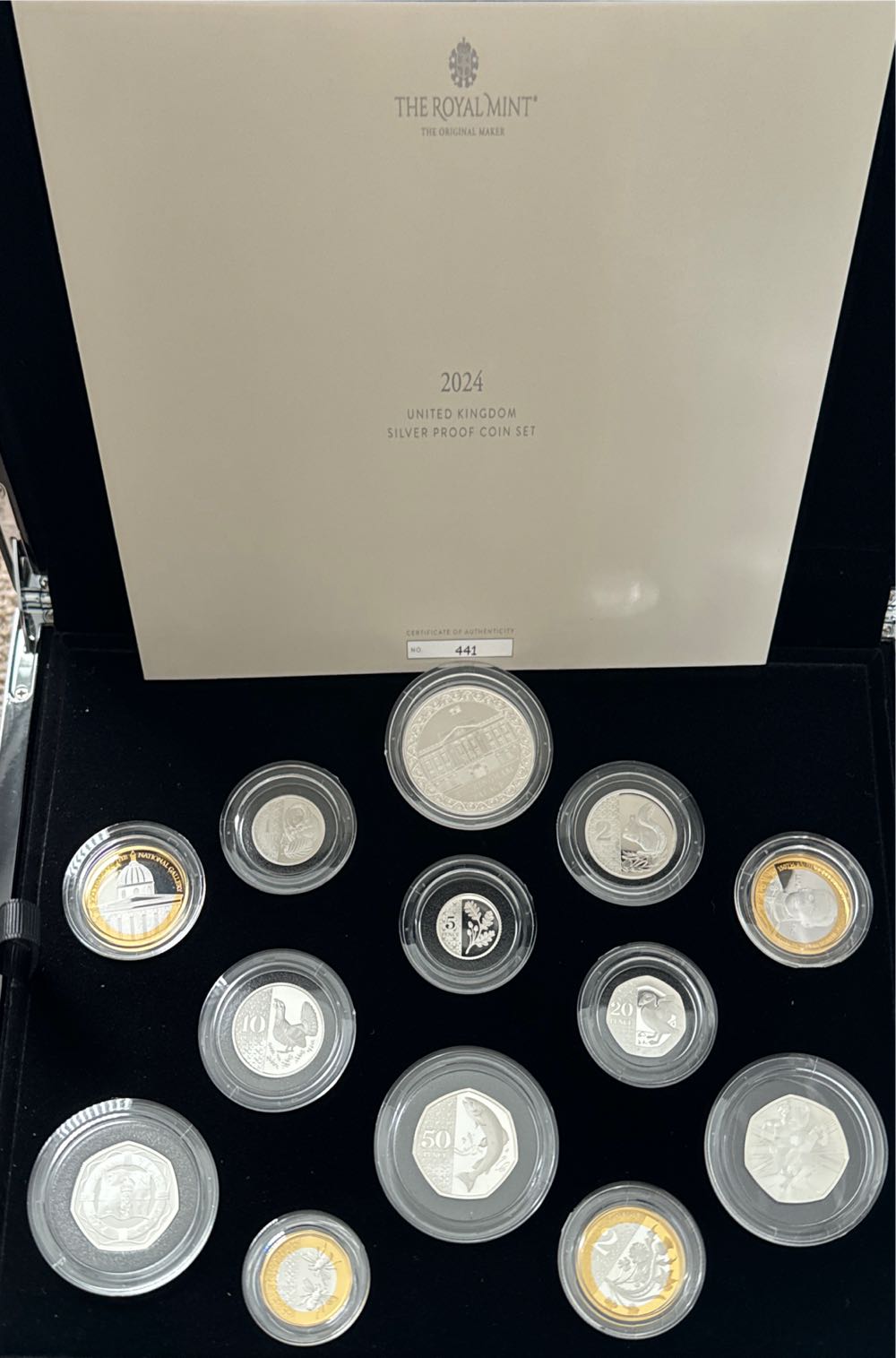 2024 Silver Proof Coin Set  coin collectible [Barcode 5026177636779] - Main Image 2