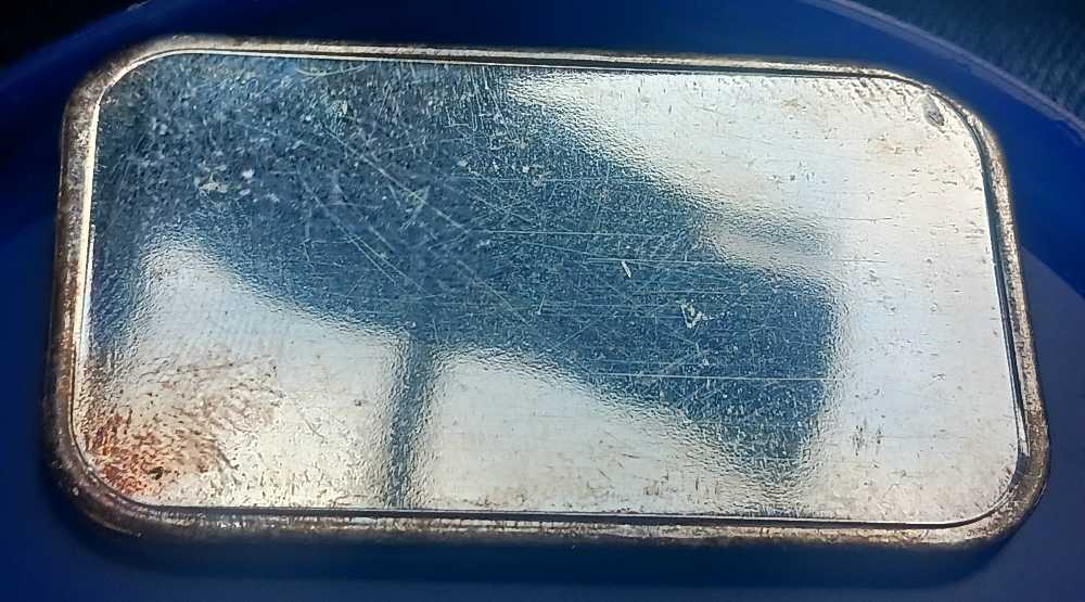 Bullion Private Mint : 1984 Christmas Three Wise Men 1oz .999 Fine Silver Art Bar  coin collectible - Main Image 2