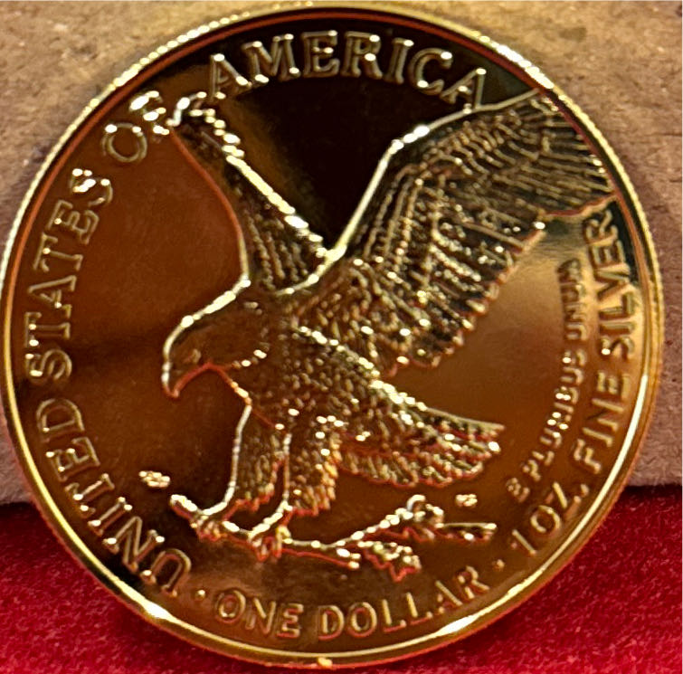 American Silver Eagle - Gold  coin collectible - Main Image 2
