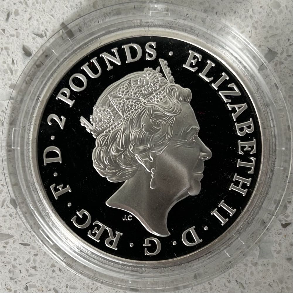 2023 Britannia - 2oz Proof  coin collectible - Main Image 2